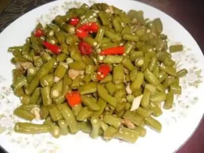 Make Meat and sour beans step 8
