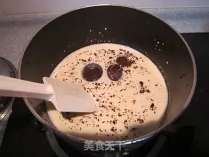 Make Chocolate cheese mousse cake step 5
