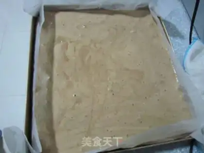 Make The durian mousse cake step 6