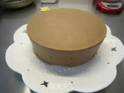 Make Chocolate cheese mousse cake step 15
