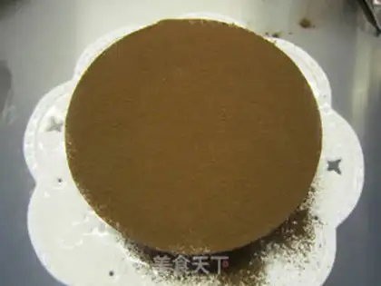 Make Chocolate cheese mousse cake step 16