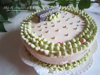 Make The durian mousse cake step 16