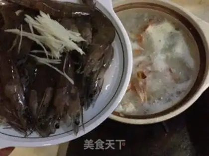 Make Seafood porridge step 5