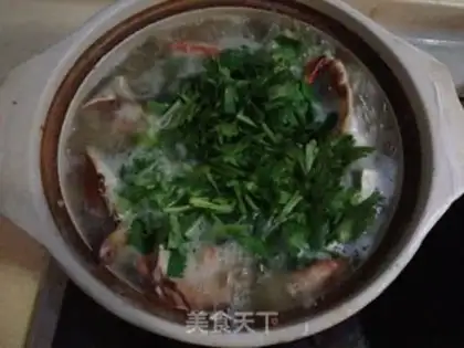 Make Seafood porridge step 6