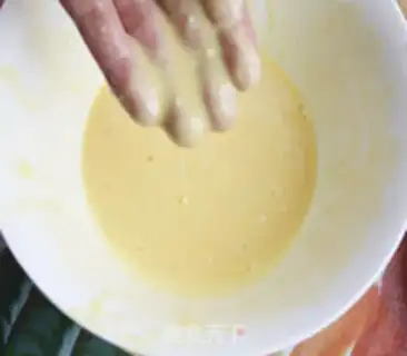 Make Egg burrito step 4