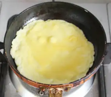 Make Egg burrito step 6