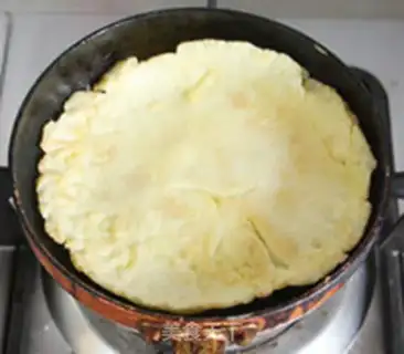 Make Egg burrito step 7