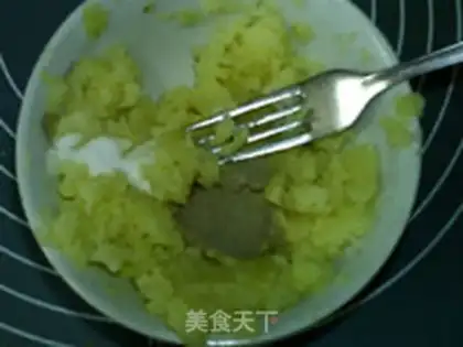 Make Potato mascara step 3