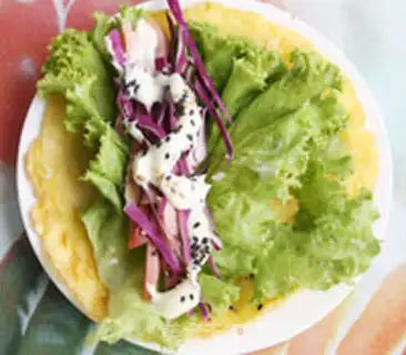 Make Egg burrito step 9