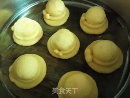 Make Pumpkin hat buns step 11