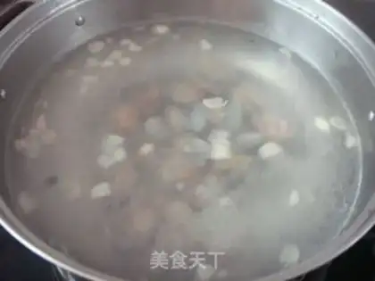 Make ♪ Flowers and purple soy soup ♪ step 3