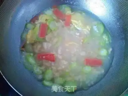 Make Smelt egg-pump soup step 6