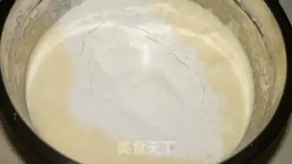 Make Coco sponge cake step 6