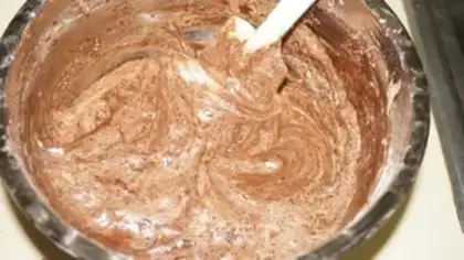 Make Coco sponge cake step 8
