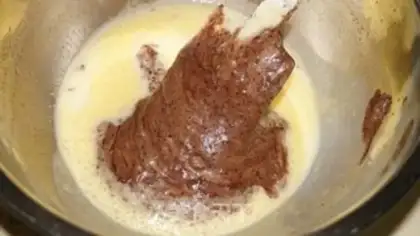 Make Coco sponge cake step 9