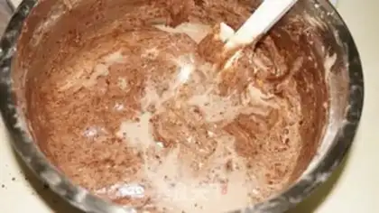 Make Coco sponge cake step 10