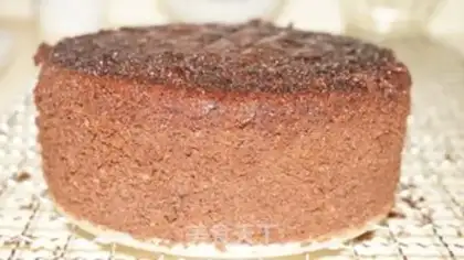 Make Coco sponge cake step 15