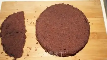 Make Coco sponge cake step 16