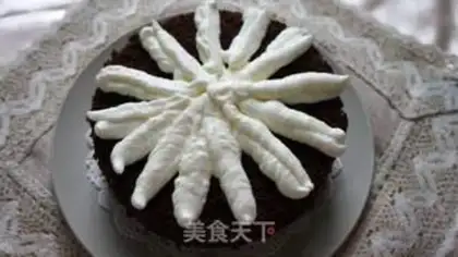 Make Coco sponge cake step 20