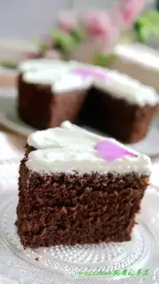 Make Coco sponge cake step 22