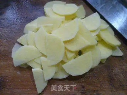 Make Tofu fried potatoes step 2