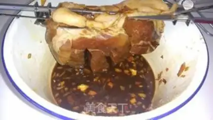 Make Honey sauce and roast meat step 4