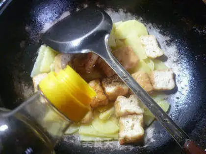 Make Tofu fried potatoes step 7