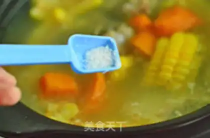 Make Corn pigbone soup step 5