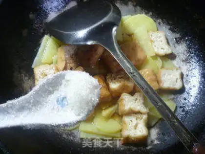 Make Tofu fried potatoes step 8