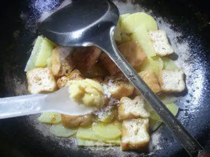 Make Tofu fried potatoes step 10