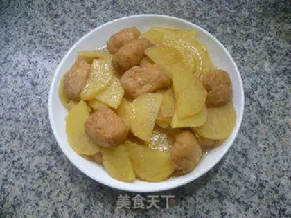 Make Tofu fried potatoes step 12
