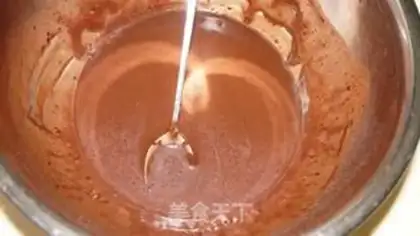 Make Almond chocolate sponge cake step 4