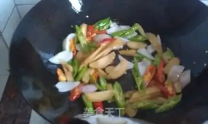 Make Twin pepper squid step 5