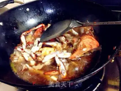 Make Delicious spicy crabs step 14
