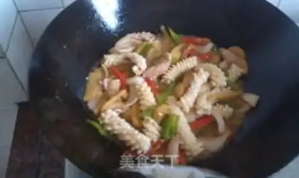 Make Twin pepper squid step 10