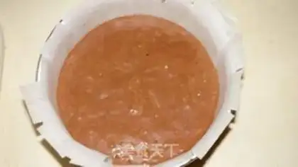 Make Almond chocolate sponge cake step 16