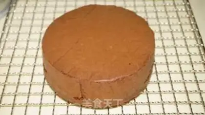 Make Almond chocolate sponge cake step 18