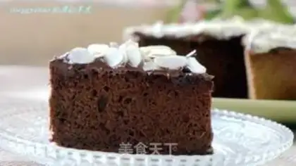 Make Almond chocolate sponge cake step 23