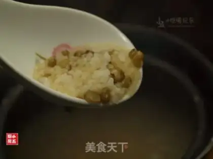 Make Green bean congee step 8