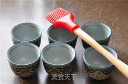 Make Tea bowl steam cake step 0