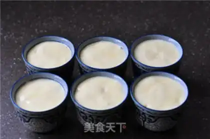Make Tea bowl steam cake step 9