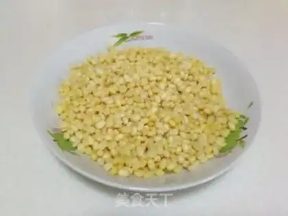 Make Green bean cake step 6