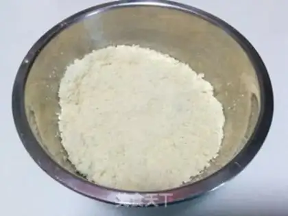 Make Green bean cake step 8