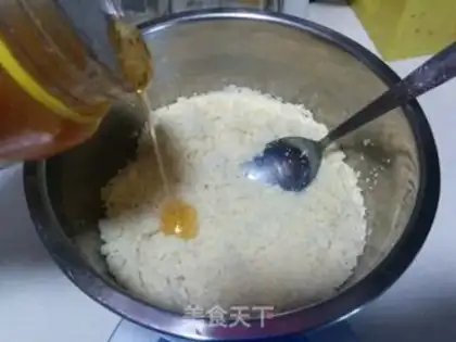 Make Green bean cake step 9