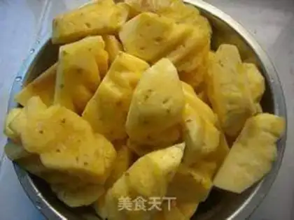 Make Pineapple popsicle step 0