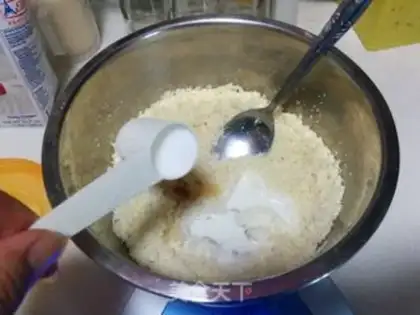 Make Green bean cake step 11
