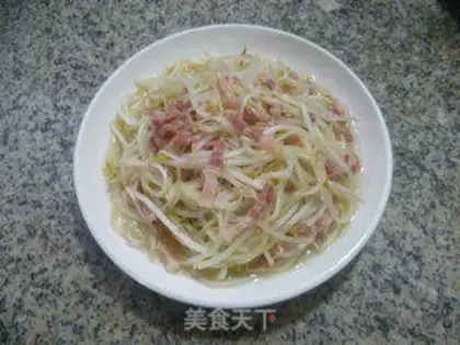 Make The green bean sprouts step 9