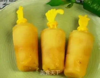 Make Pineapple popsicle step 8