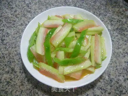 Make Green pepper for watermelon step 10