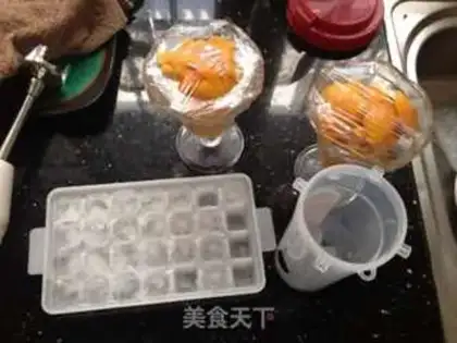Make Mango smoothie step 1